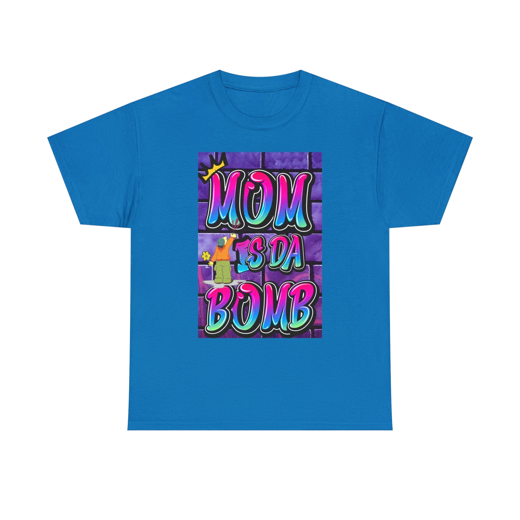 MOM IS DA DOMB - 90s Retro - Heavy T-Shirt