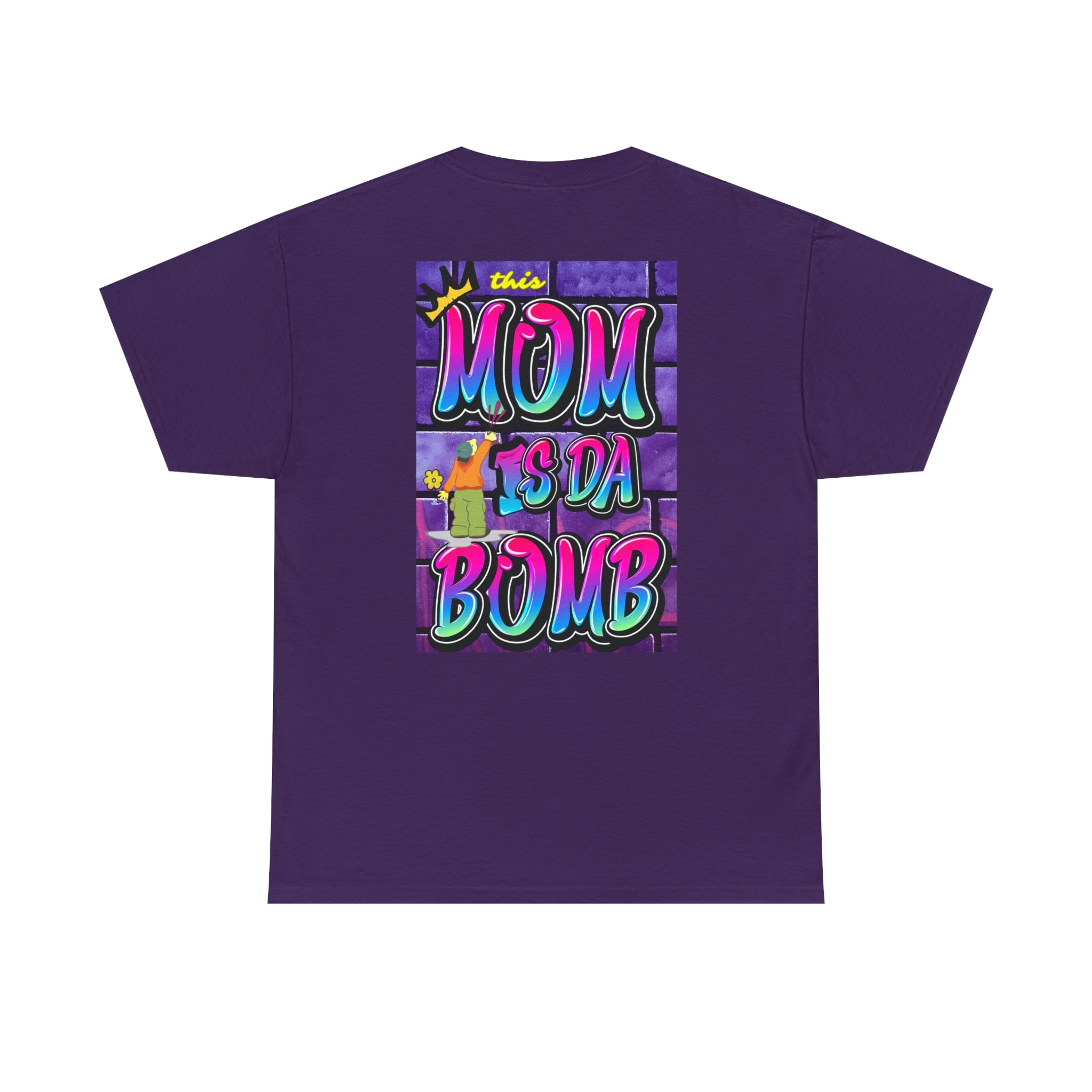 This MOM IS DA DOMB - 90s Retro - Heavy T-Shirt