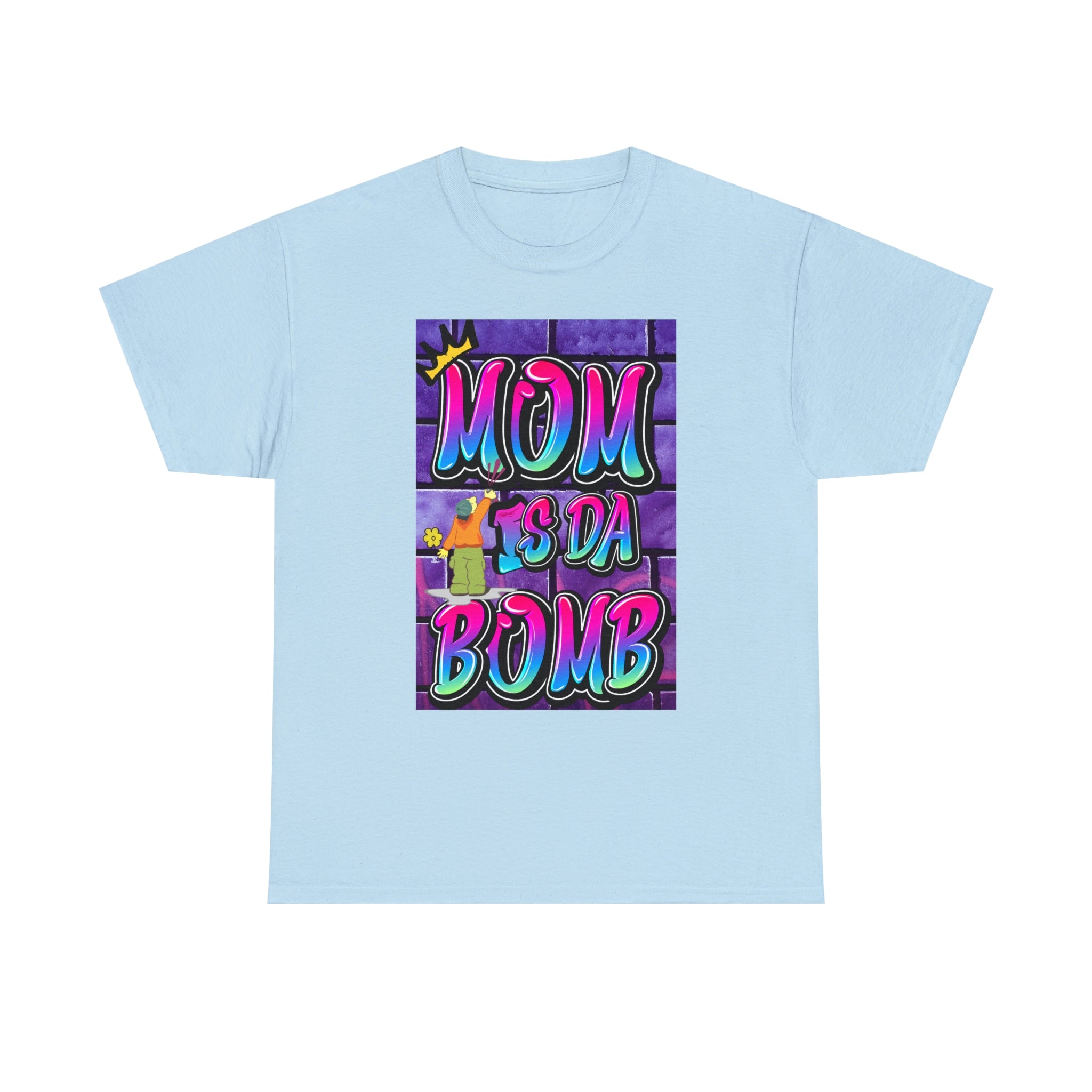 MOM IS DA DOMB - 90s Retro - Heavy T-Shirt