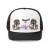 Vineyard Vibes Logo Miami Beach Pink Vibes - Trucker Hat