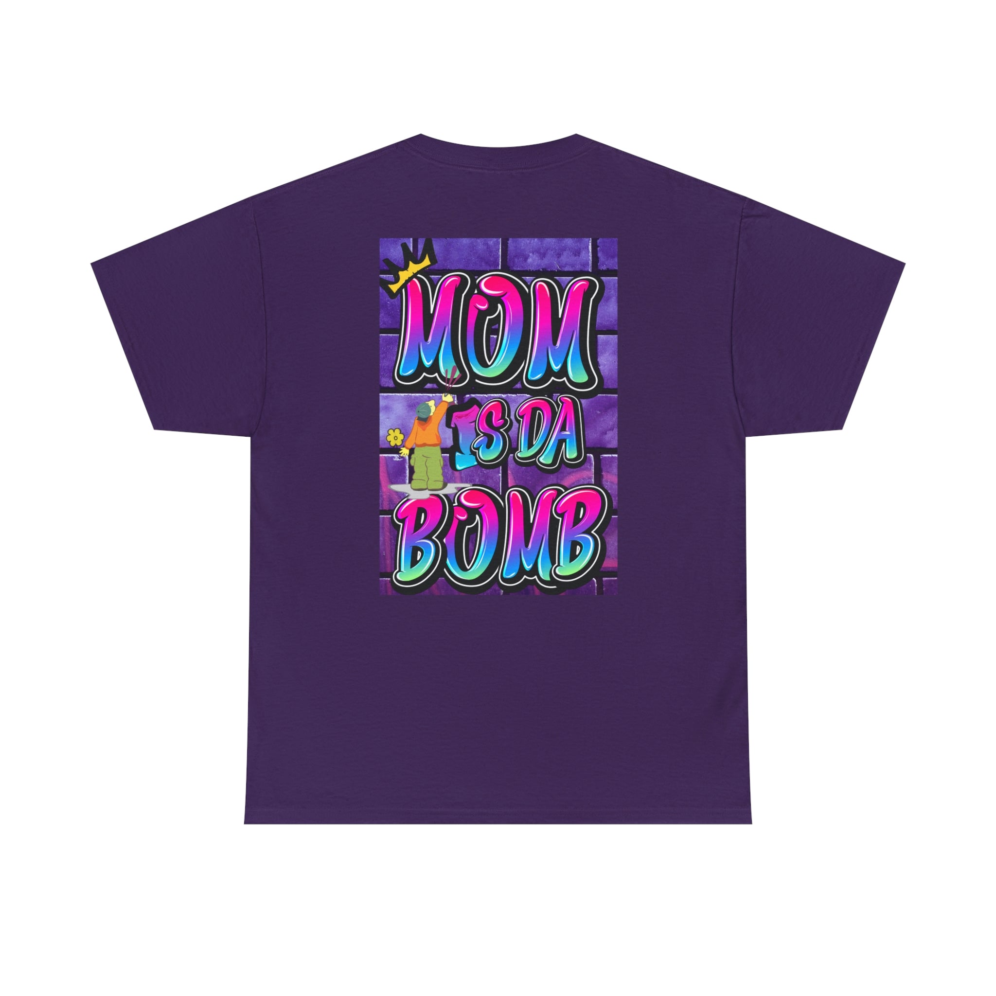 MOM IS DA DOMB - 90s Retro - Heavy T-Shirt