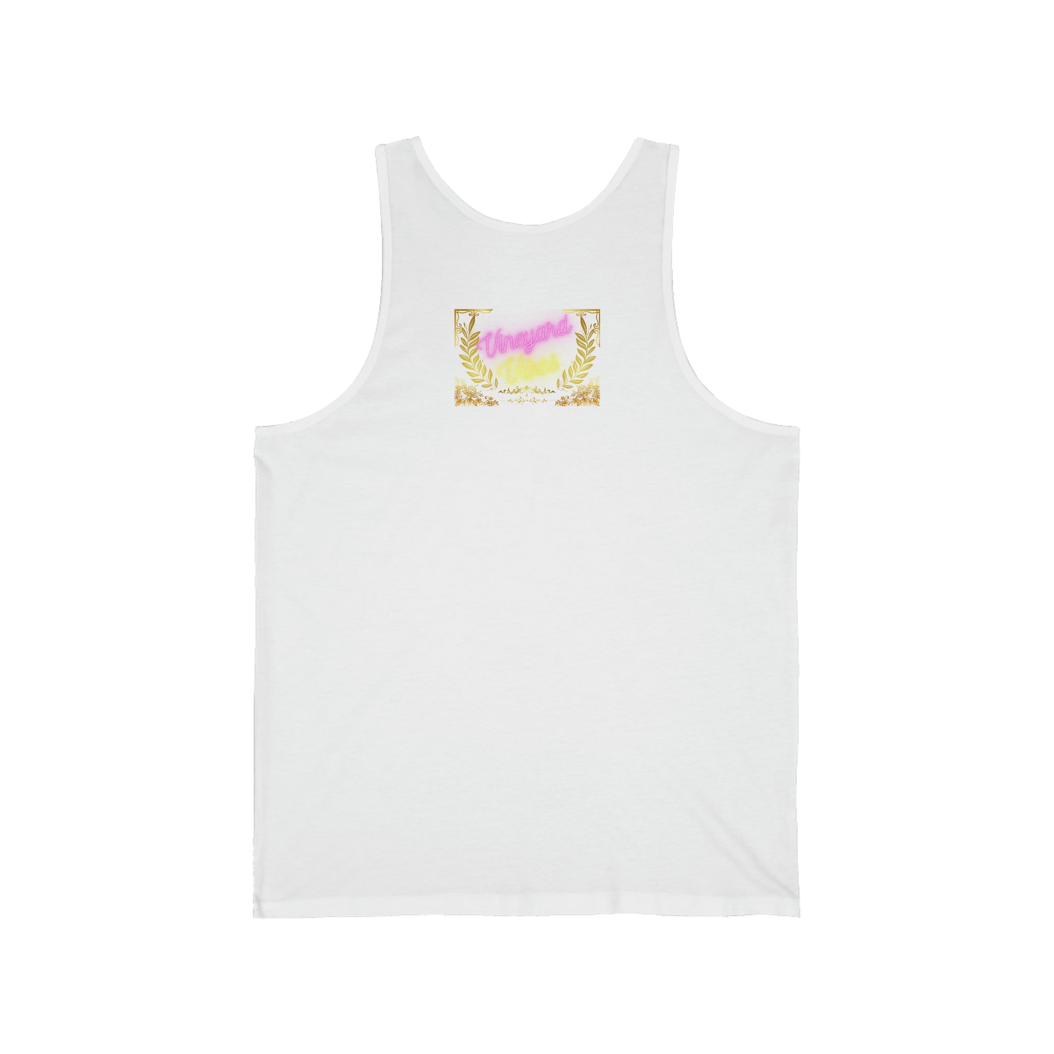 Vineyard Vibes Pink Water Colors Jersey Tank