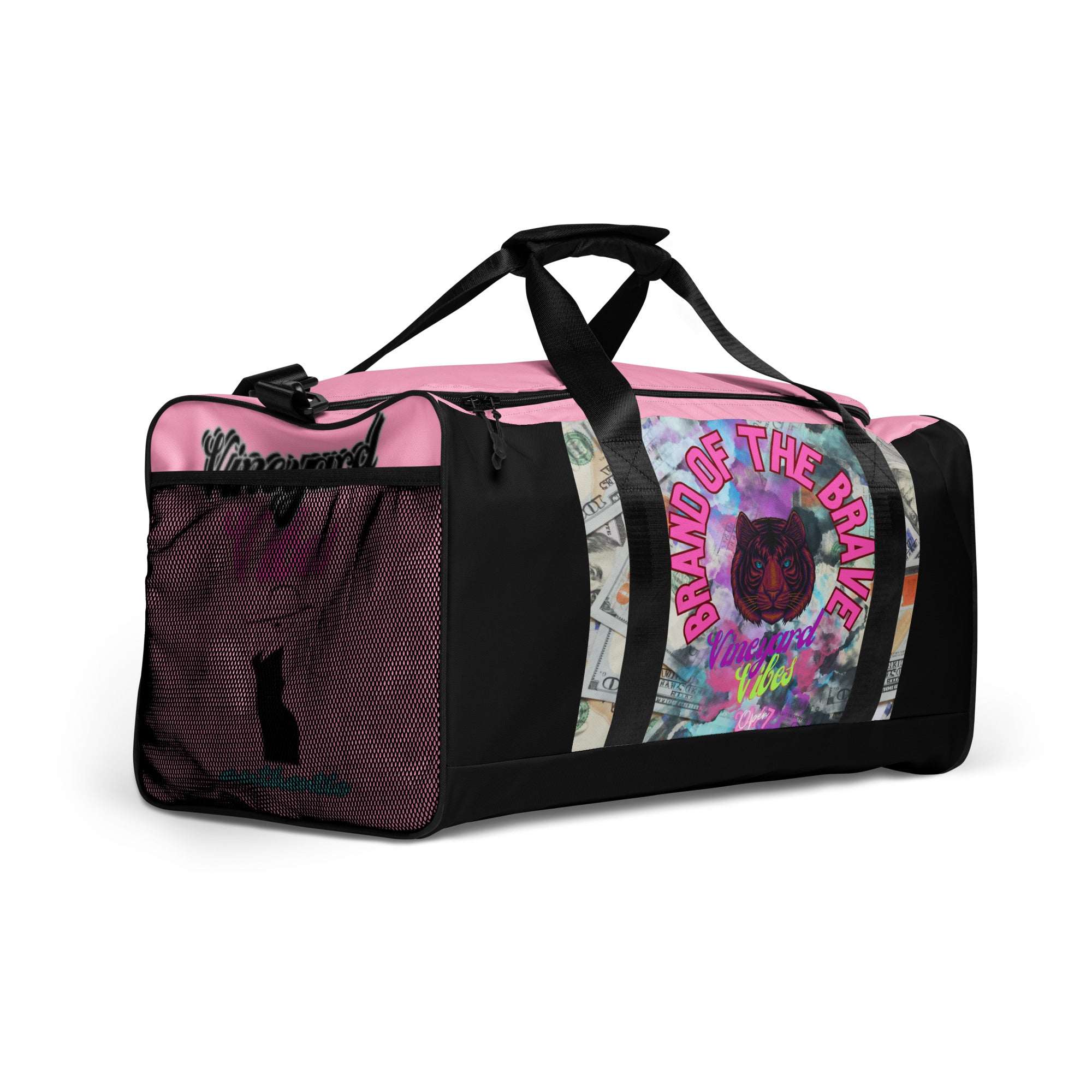 Vineyard Vibes Pink Brand Of The Brave Life Duffle bag