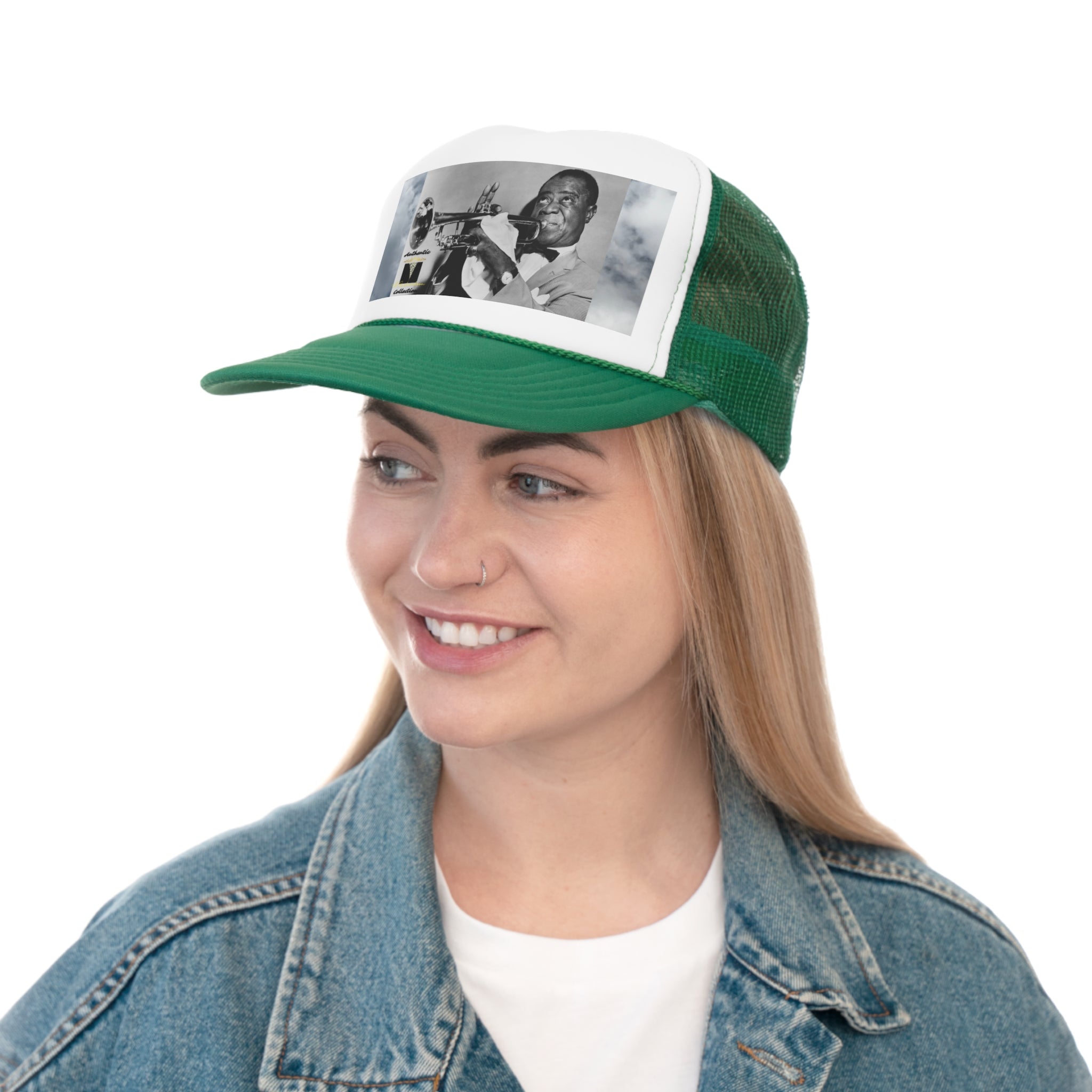 Rich Vibes Vintage King Louis Armstrong - Trucker Hat
