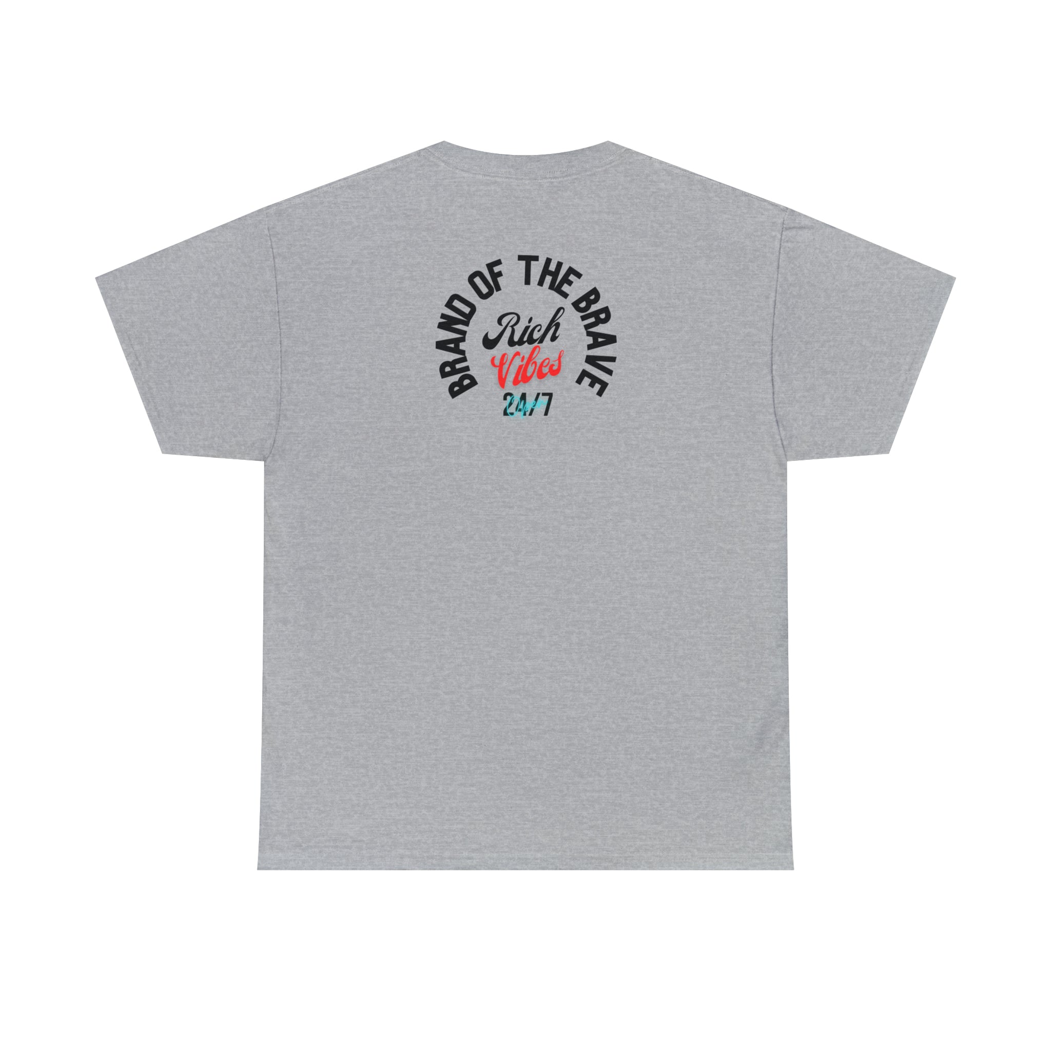 Rich Vibes Brand Of The Brave Motor Sport Miami Sunset- Heavy T-Shirt
