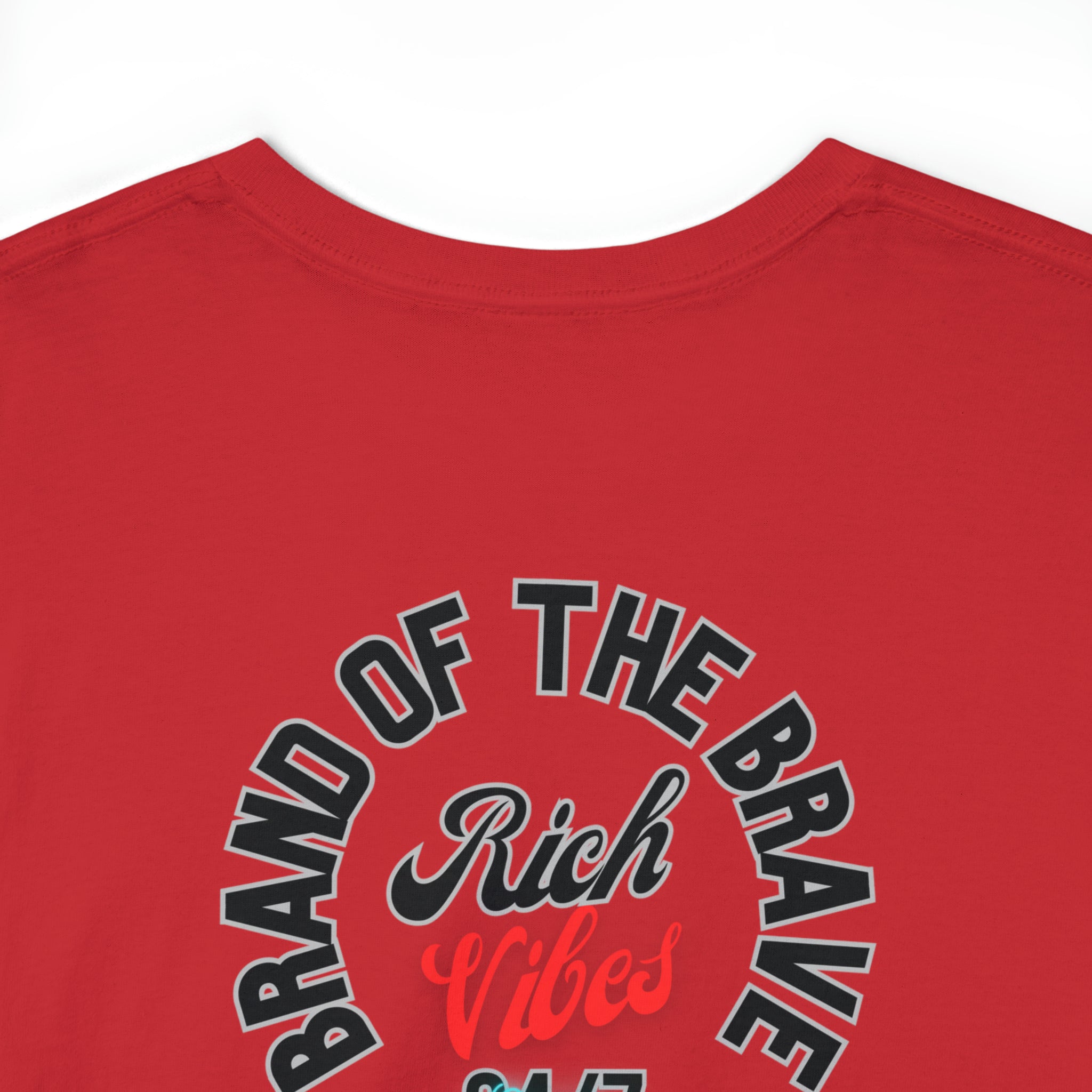 Rich Vibes Brand Of The Brave Motor Sport Miami Sunset- Heavy T-Shirt