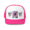 Vineyard Vibes Brand Of The Brave Pink Tiger 24/7 - Trucker Hat