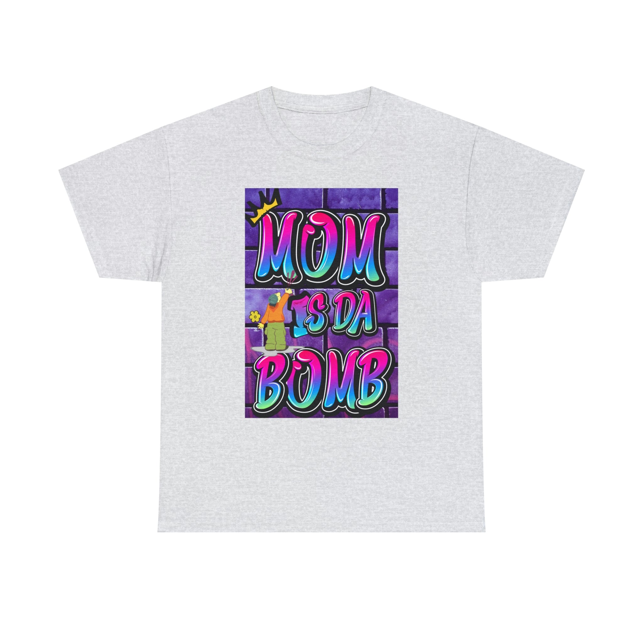 MOM IS DA DOMB - 90s Retro - Heavy T-Shirt