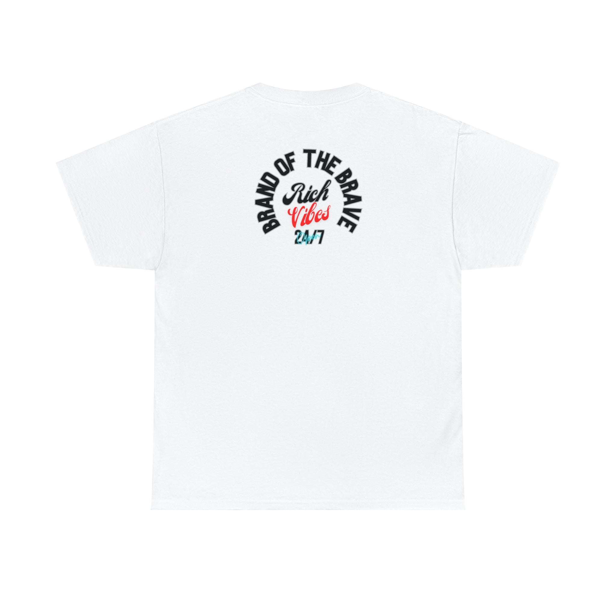 Rich Vibes Brand Of The Brave Motor Sport Miami Sunset- Heavy T-Shirt