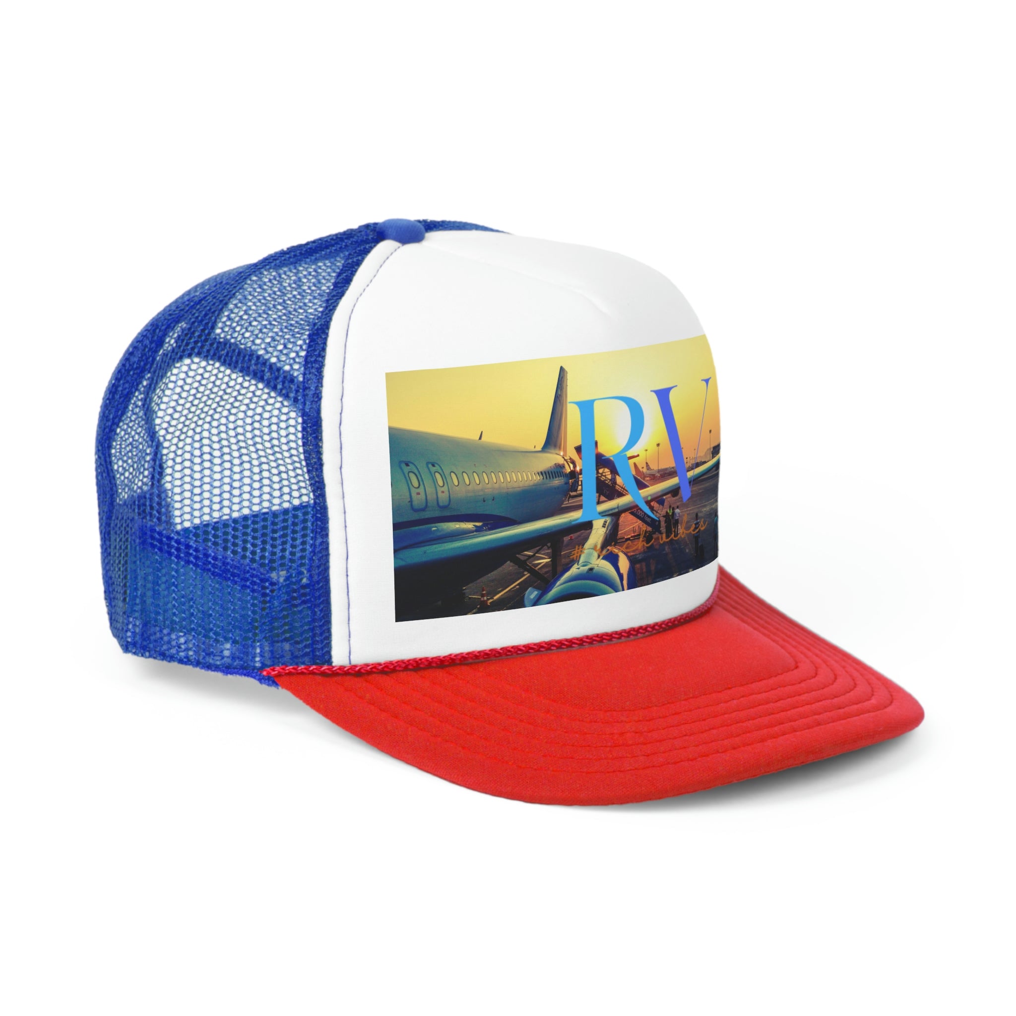 Rich Vibes Golden Sunset Plane Arrival - Trucker Hat