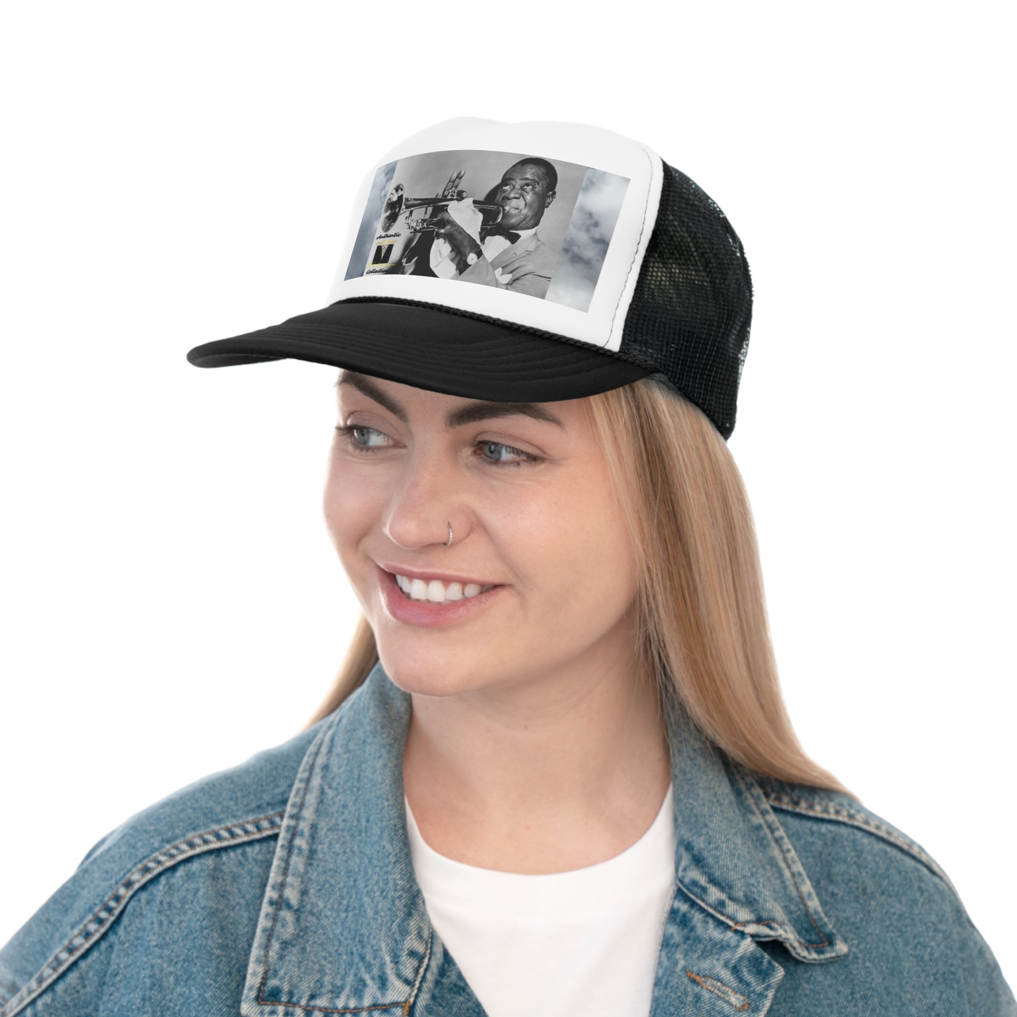 Rich Vibes Vintage King Louis Armstrong - Trucker Hat