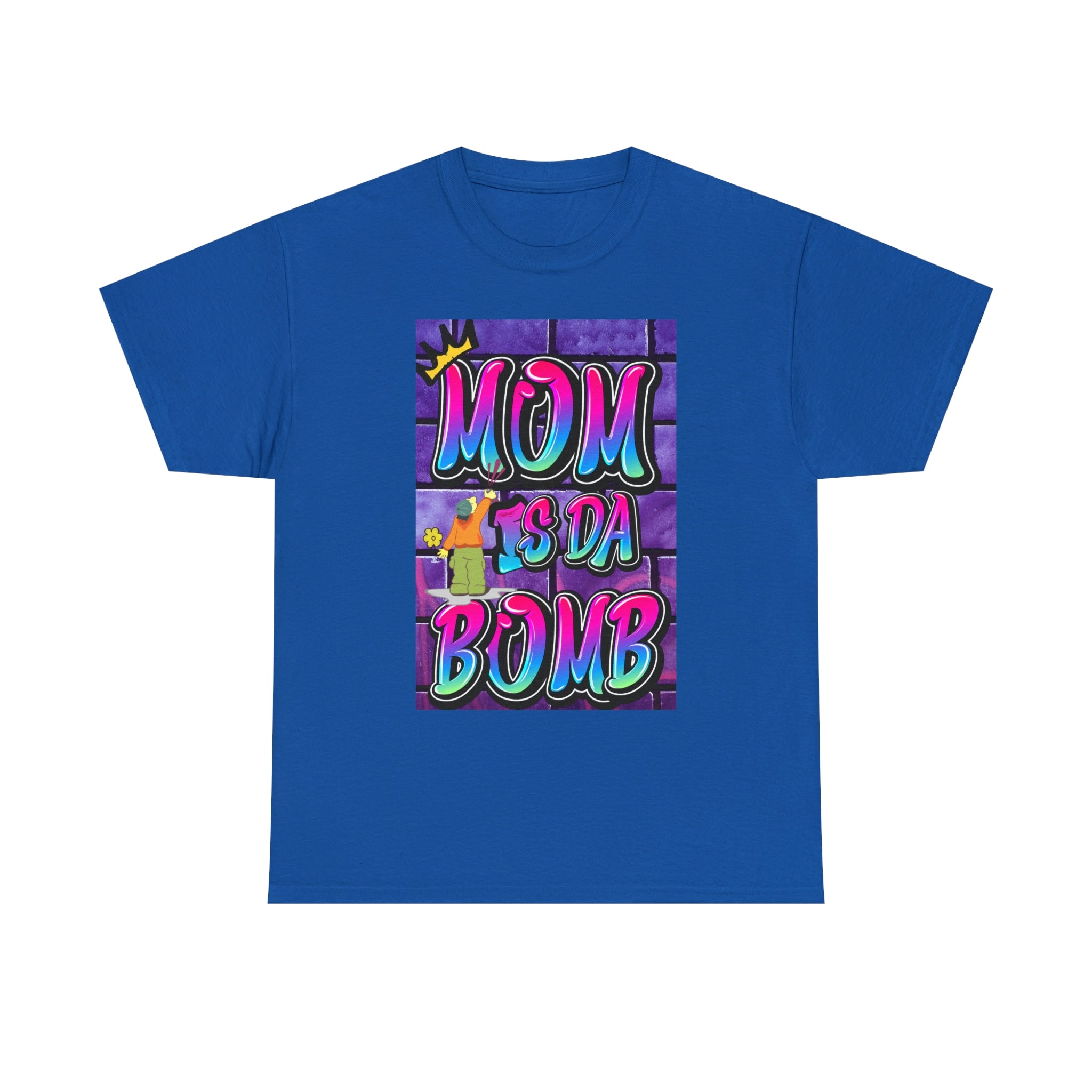 MOM IS DA DOMB - 90s Retro - Heavy T-Shirt