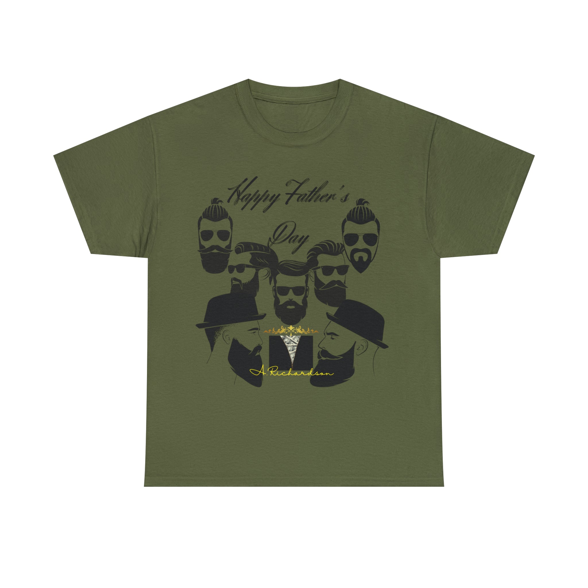 Rich Vibes Brand Of The Brave Happy Father's Day  - Heavy T-Shirt