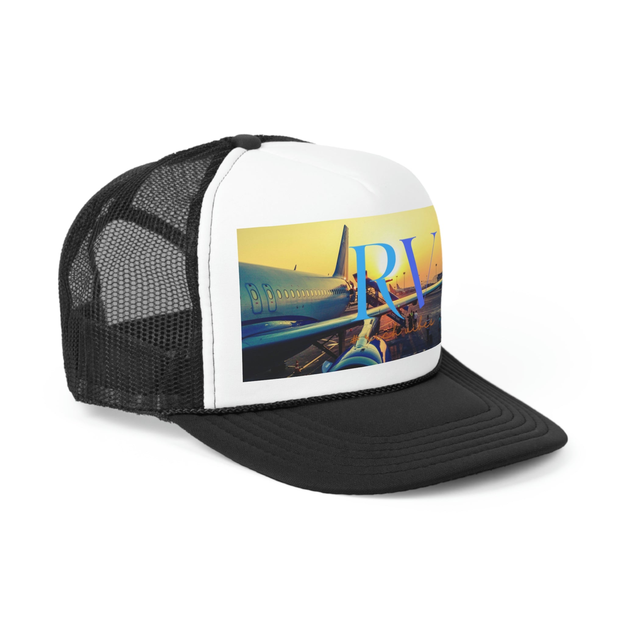Rich Vibes Golden Sunset Plane Arrival - Trucker Hat