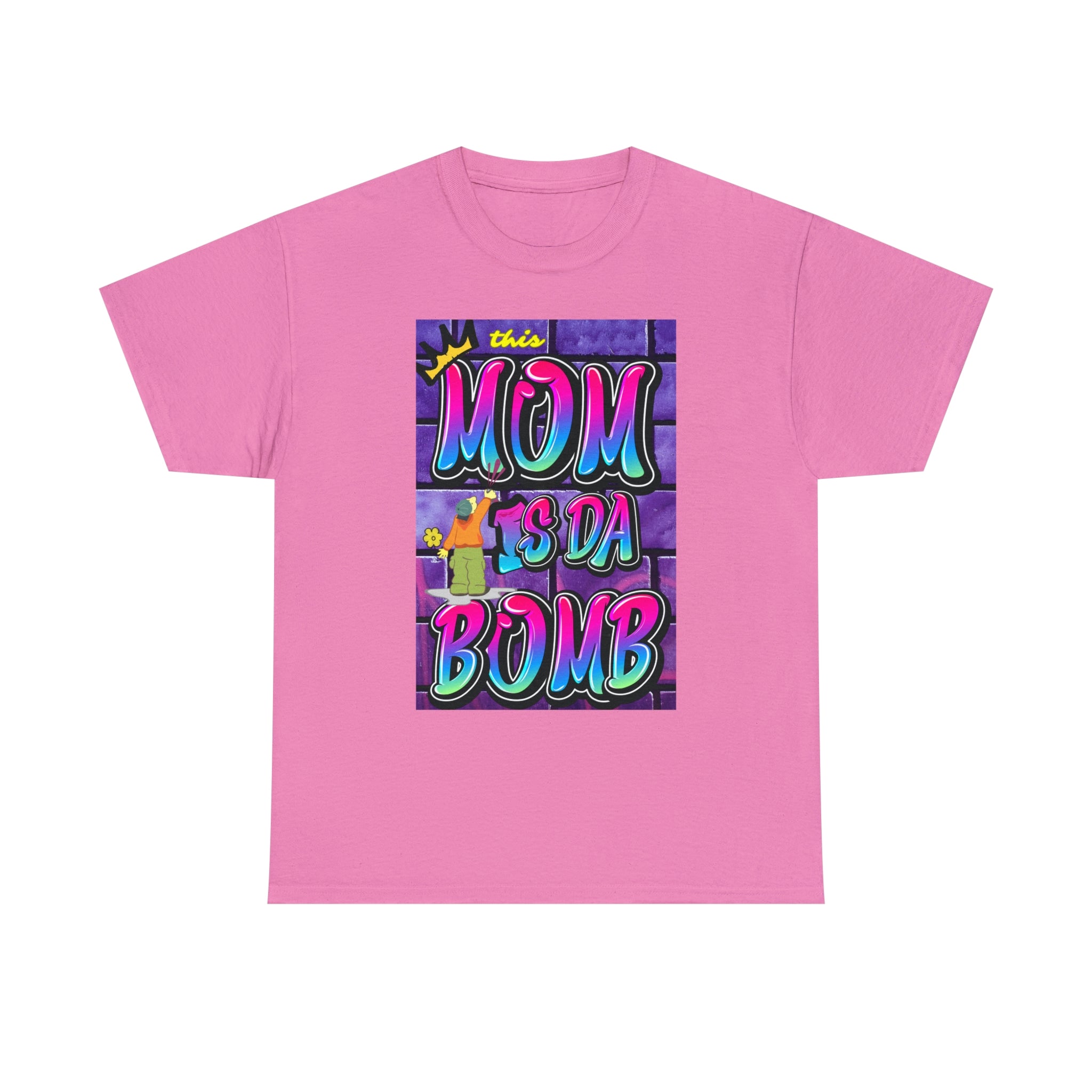 This MOM IS DA DOMB - 90s Retro - Heavy T-Shirt