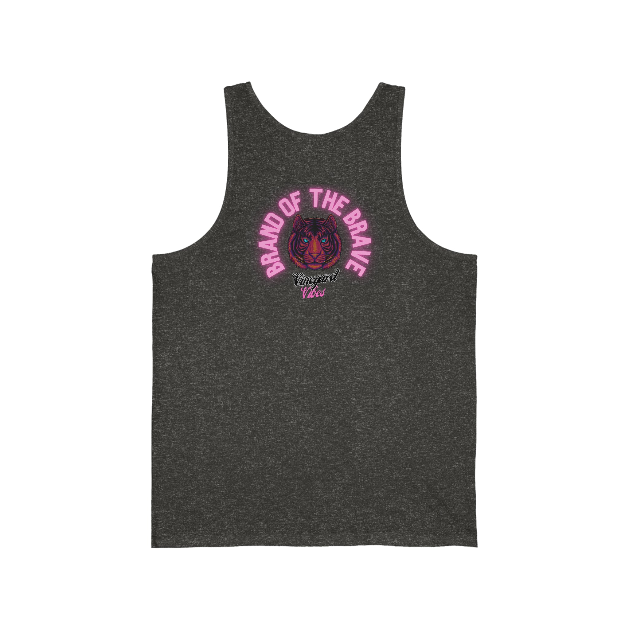 Vineyard Vibes RichV5 Pink Tiger Back Logo - Jersey Tank