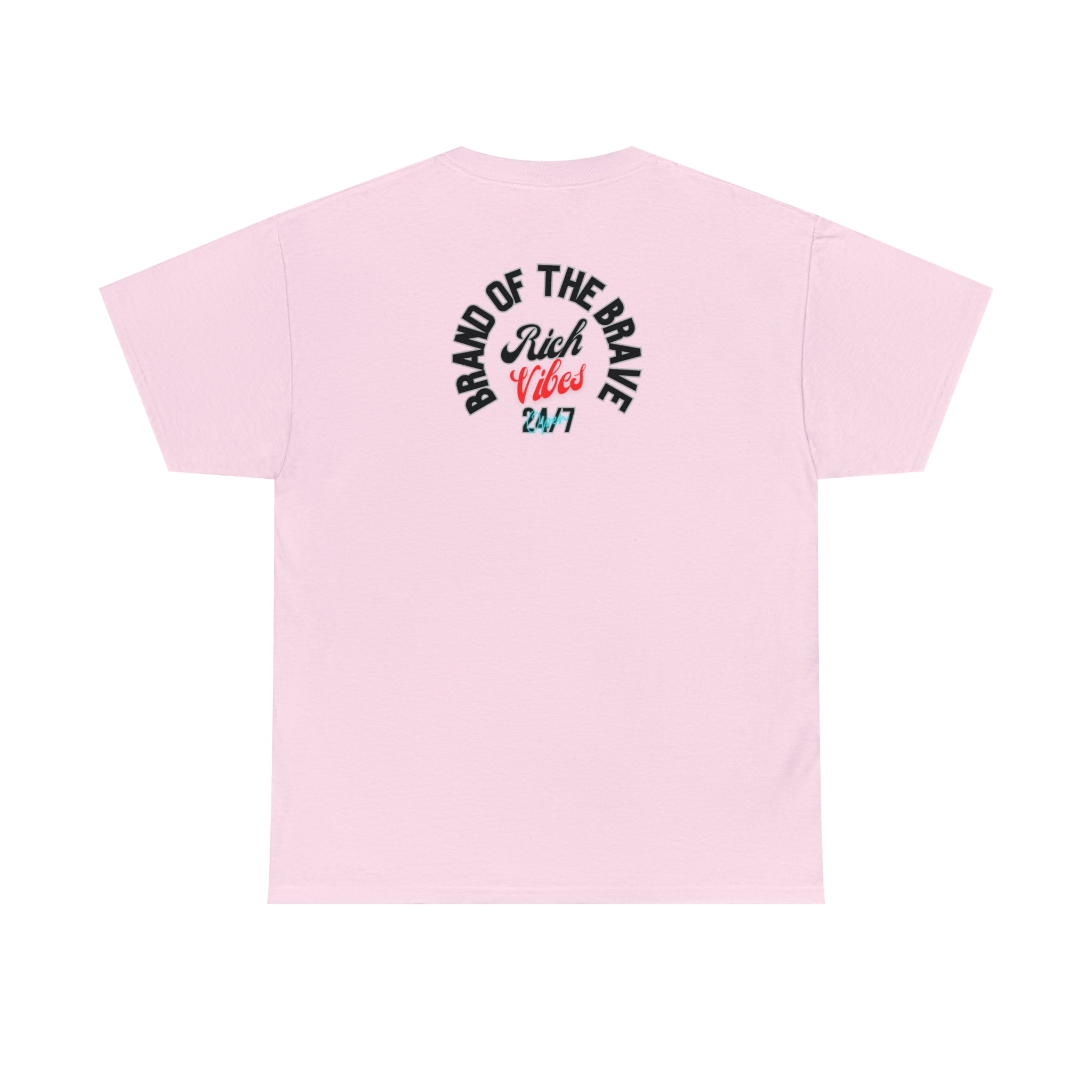 Rich Vibes Brand Of The Brave Motor Sport Miami Sunset- Heavy T-Shirt