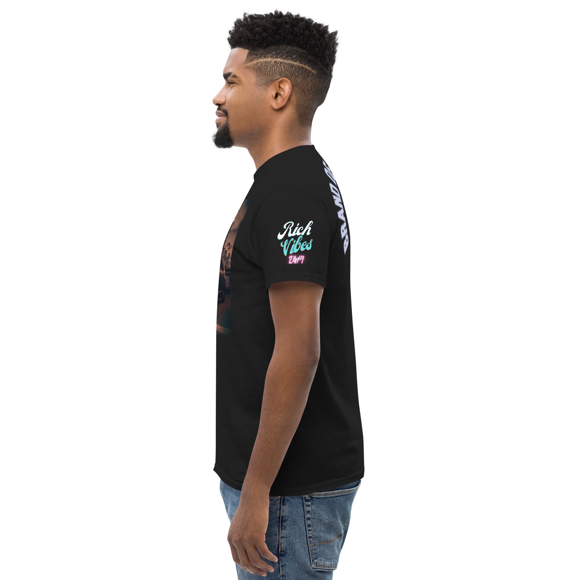 Rich Vibes RR Brand Of The Brave Back - Heavy T-Shirt