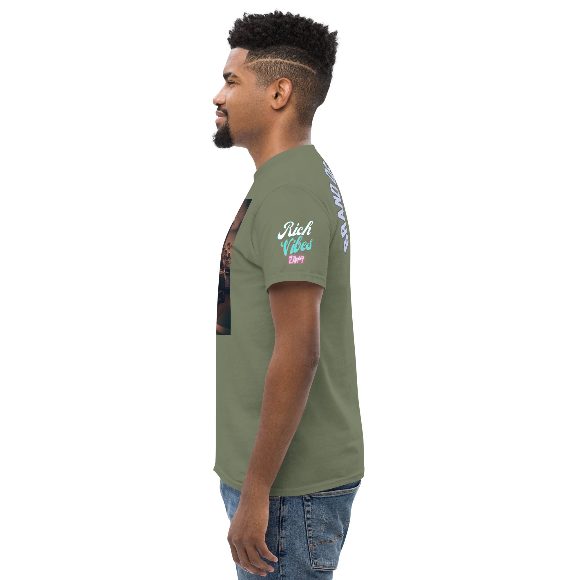 Rich Vibes RR Brand Of The Brave Back - Heavy T-Shirt