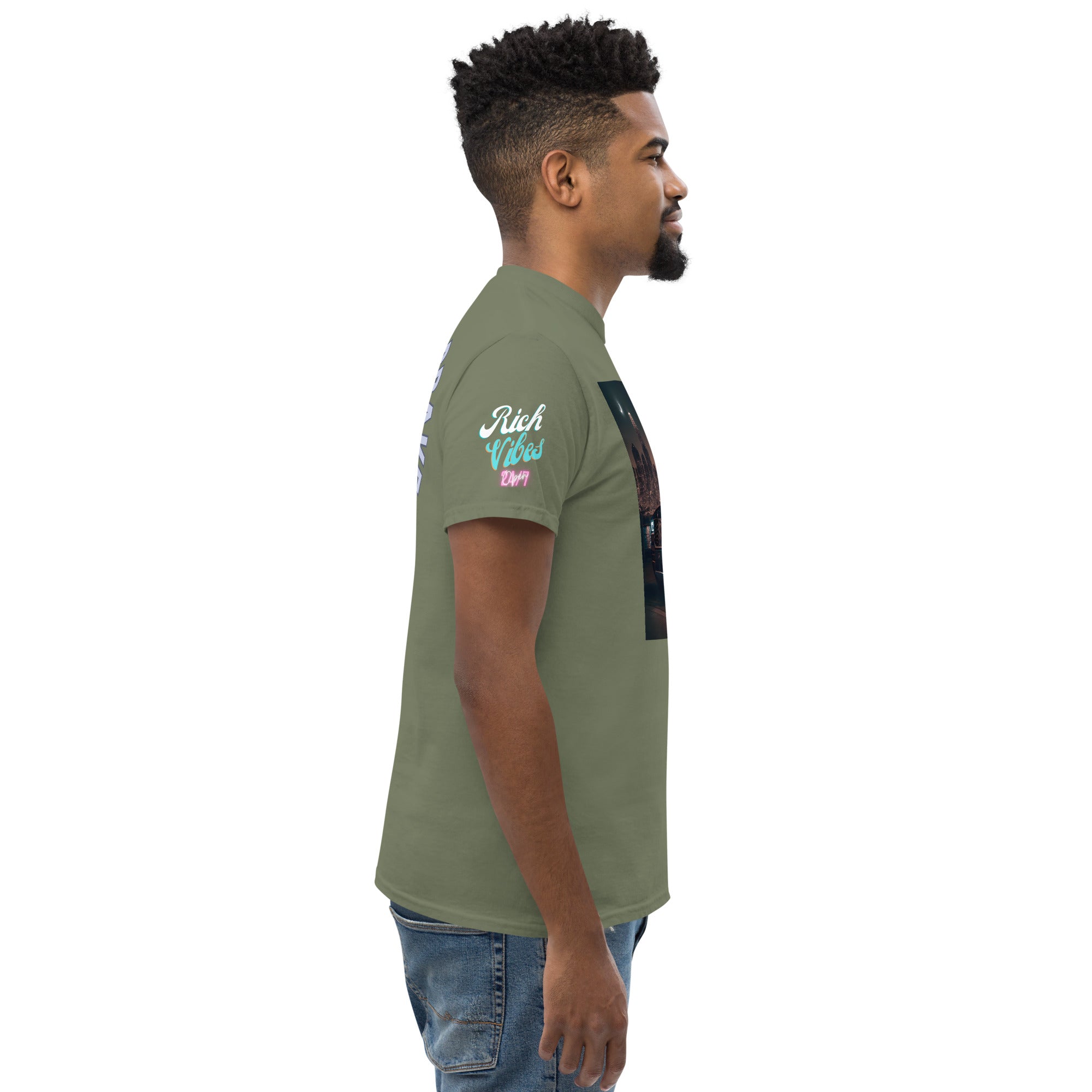 Rich Vibes RR Brand Of The Brave Back - Heavy T-Shirt