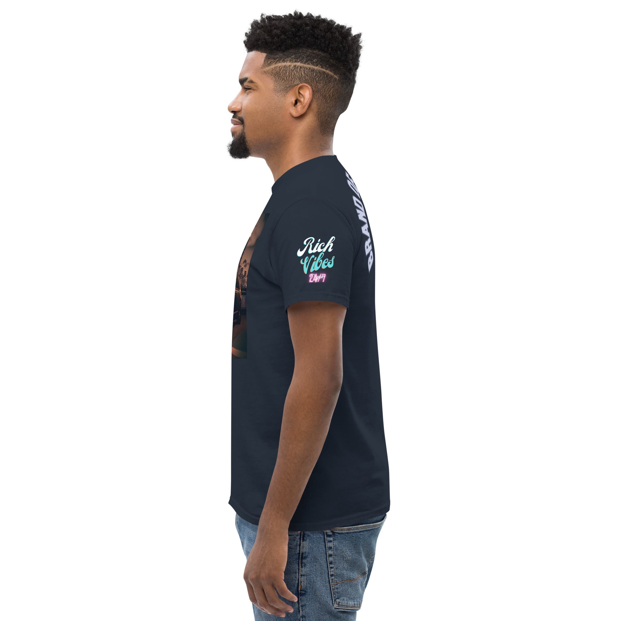 Rich Vibes RR Brand Of The Brave Back - Heavy T-Shirt